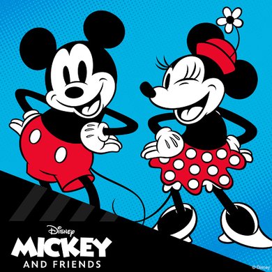Disney Mickey Mouse & Minnie Mouse
