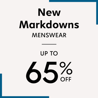 New Markdowns - menswear - Up to 65% off